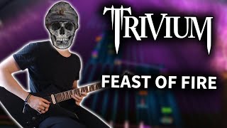 Trivium  Feast of Fire Rocksmith CDLC Guitar Cover With Solo [upl. by Ugo]