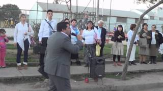 Evangelismo en las calles de Santiago Parte1 [upl. by Odrautse]