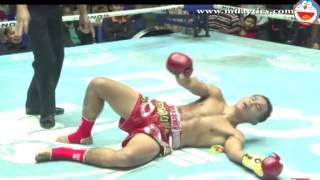 Muay thai knockouts elbows  MUANGTHAI [upl. by Aimahs]