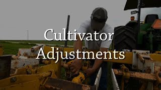 Cultivator Adjustments  Organic Weed Control [upl. by Matthaus817]