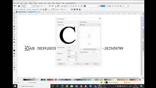 Using CorelDraw to create a True Type Font [upl. by Lerim]