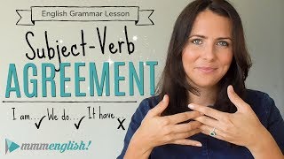 Subject Verb Agreement  English Lesson  Common Grammar Mistakes [upl. by Tipton]