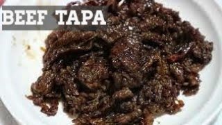 BEEF TAPA RECIPE • PERFECT HOMEMADE [upl. by Bornie]