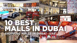 Top 10 BEST DUBAI Shopping Malls  Dubai City  UAE [upl. by Gaspard]