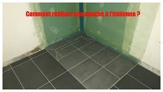 Comment réaliser une douche à litalienne Suite parentale partie 1 [upl. by Anwahsal]