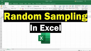 How To Create A Random Sample In Excel 2 Methods [upl. by Ardnuyek401]