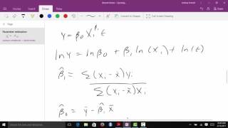 Showing the simple linear OLS estimators are unbiased [upl. by Gib24]