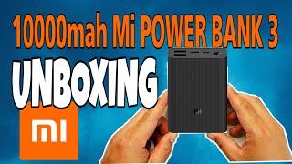 XIAOMI 10000mah Mi POWERBANK 3 ULTRA COMPACT UNBOXING  UNBOXING CHANNEL [upl. by Ollecram]