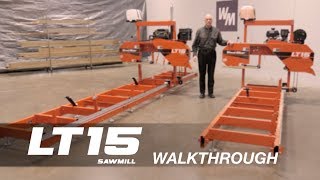 LT15 Portable Sawmill Walkthrough  WoodMizer [upl. by Balbur]