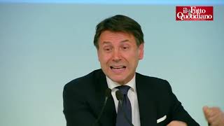 Linviato de quotLe Ienequot attacca Conte in conferenza stampa Lui quotMi diffama è fuori di testaquot [upl. by Ynneb]