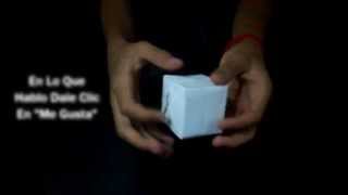 Como Hacer Un Cubo De Papel [upl. by Marcelle]