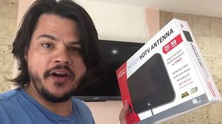 1byone indoor HD Antenna Unbox  Install  Review Cord Cutter [upl. by Mauricio]