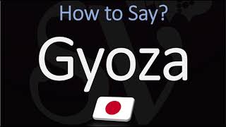 How to Pronounce Gyoza CORRECTLY [upl. by Teuton]