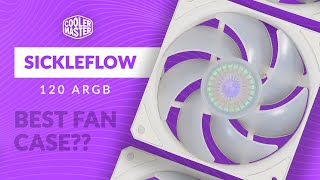 Cooler Master Sickleflow 120 ARGB Review  White RGB Fans [upl. by Nordna436]