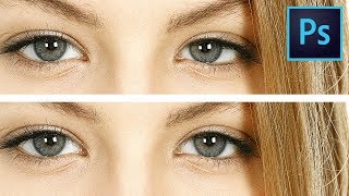 How to Fix Crossed Eyes in Photoshop [upl. by Mowbray301]