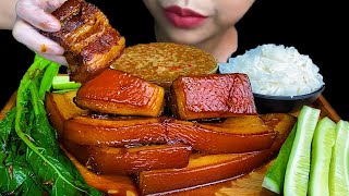 Braised Pork Belly  MUKBANG SOUNDS [upl. by Ennaylime210]