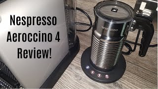 Nespresso Aeroccino 4 Milk Frother Review  Worth upgrading from the Aeroccino 3 [upl. by Margie]