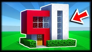 COMMENT CONSTRUIRE UNE MAISON MODERNE  🏠🏠 Tuto Build Minecraft [upl. by Vijnas476]