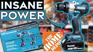 New MAKITA Hammer Drill HAS INSANE POWER Best Combo Kit At The Home Depot [upl. by Nowell]