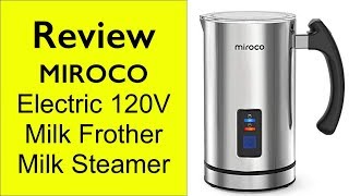 Review Miroco Milk Frother  How to make froth milk at home [upl. by Bucky]