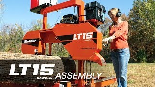 LT15 Portable Sawmill Assembly  WoodMizer [upl. by Akinahs]