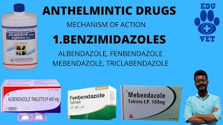 Albendazole MOABenzimidazole GroupBroad Spectrum Anthelmintic [upl. by Angeline]