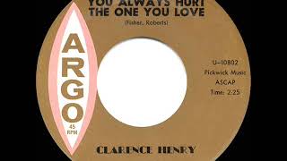 1961 HITS ARCHIVE You Always Hurt The One You Love  Clarence “Frog Man” Henry [upl. by Osric826]