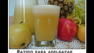 Batido para Adelgazar Rápido de Manzana Piña y Apio [upl. by Puri]