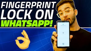 How to Setup Fingerprint Lock on WhatsApp [upl. by Haroved]