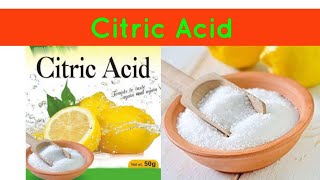 Citric Acid uses [upl. by Merilyn642]