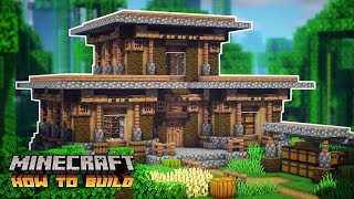 Minecraft How to Build a Jungle House [upl. by Gustin]