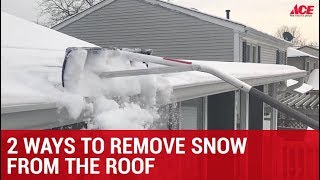 How To Remove Snow From A Roof  Ace Hardware [upl. by Imef]