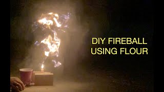 Making a Fireball with Flour [upl. by Swain]