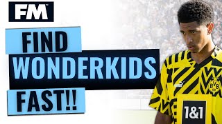 FIND Wonderkids FAST  FM22 [upl. by Latreshia]