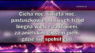 Kolęda  Cicha noc karaoke [upl. by Janifer758]