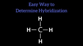 EASY Method to Find the Hybridization of an Atom  QuickSci [upl. by Maje932]