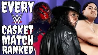 Every WWE Casket Match Ranked From WORST To BEST [upl. by Anelrac727]