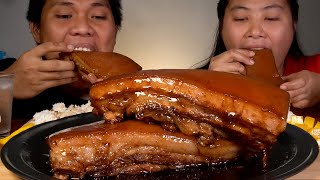 BRAISED PORK BELLY that melts in the mouth  COOKING  MUKBANG collab with BhenandYuri [upl. by Guttery]