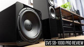 SVS SB1000 PRO Subwoofer Review [upl. by Zaob]