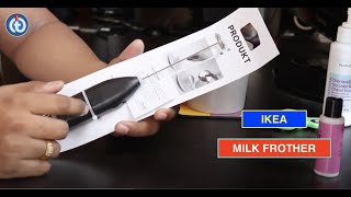 IKEA MILK FROTHER Review amp Battery Installation [upl. by Soirtemed298]