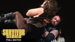 FULL MATCH  The Undertaker vs Mankind WWE Survivor Series 1996 [upl. by Healy]