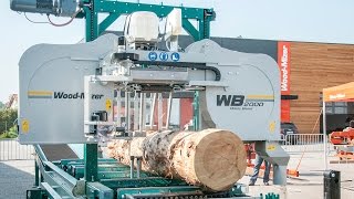 WoodMizer WB2000 Wideband Sawmill [upl. by Atsylak730]