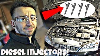 Mondeo 20 tdci Injector Replacement  How to [upl. by Onaicul]