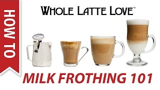 Milk Frothing for Beginners [upl. by Rehpotsyrhc467]