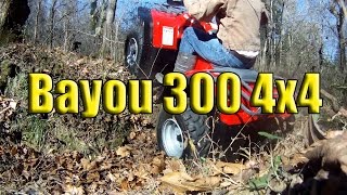 Kawasaki Bayou 300 4x4 OffRoad Test Review Budget ATV that Delivers [upl. by Aerdnat]