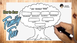 How to draw a Family Tree easy [upl. by Marylin182]