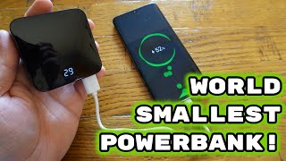 Worlds smallest TCORE 20000M Power Bank Review amp Current Output Test [upl. by Myrtice]