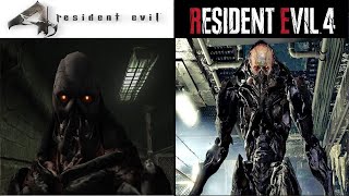 Resident Evil 4 Original VS Remake Comparison  Verdugo Boss Fight [upl. by Atsirc116]