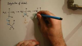 Alcohol Dehydration Mechanism [upl. by Asik]