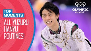 All Yuzuru Hanyu Olympic Routines  Top Moments [upl. by Farleigh910]